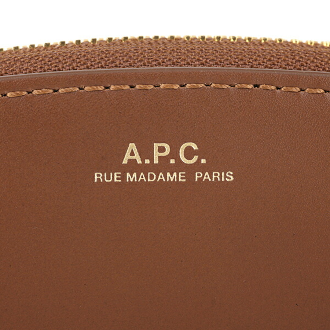 新品 アーペーセー A.P.C. 長財布 デミ ルネ ブラウン 茶