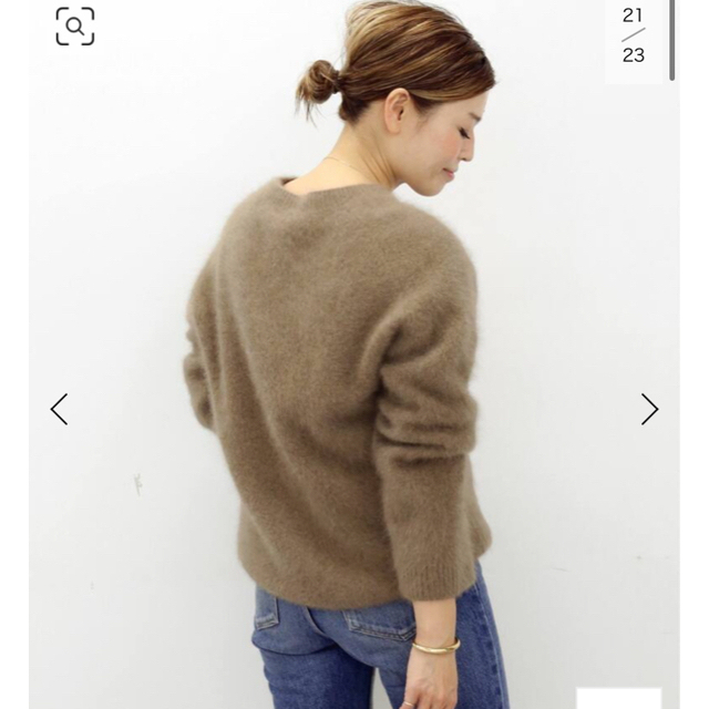 DEUXIEME CLASSE(ドゥーズィエムクラス)のFluffy Sweater(ベージュ) ☆ ドゥーズィエムクラス  レディースのトップス(ニット/セーター)の商品写真