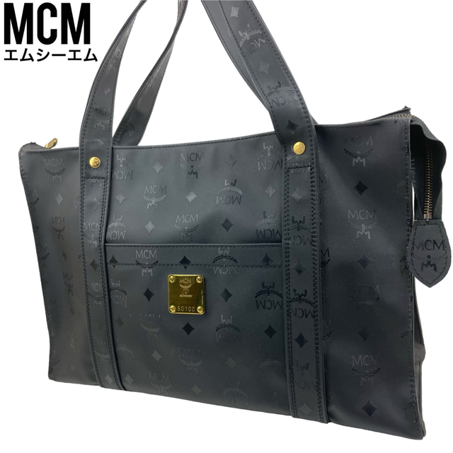 トートバッグ 美品 MCM エムシーエム トートバッグ ヴィセトス柄