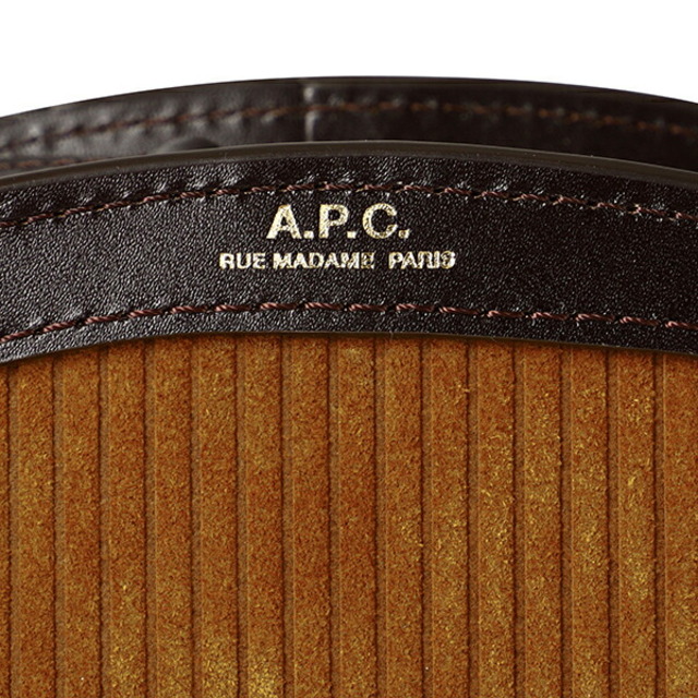 新品 アーペーセー A.P.C. ショルダーバッグ サックデミルネミニ ダークブラウン