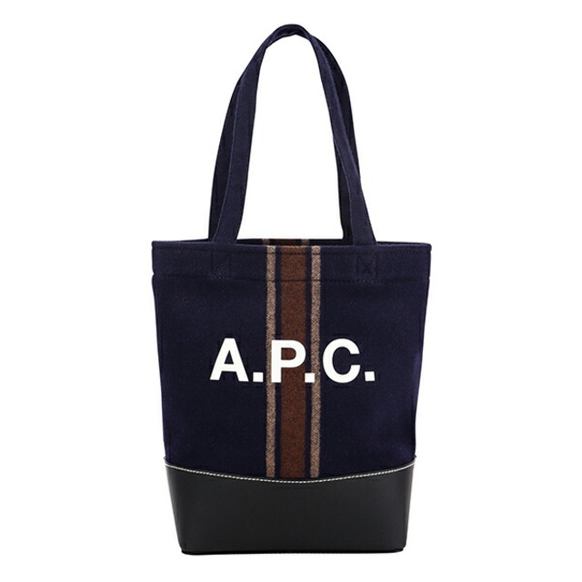 新品 アーペーセー A.P.C. トートバッグ アクセル ネイビー 紺