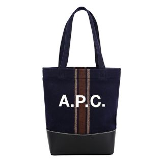 アーペーセー(A.P.C)の新品 アーペーセー A.P.C. トートバッグ アクセル ネイビー 紺(トートバッグ)