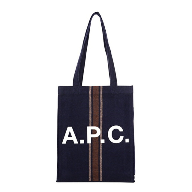 A.P.C(アーペーセー)の新品 アーペーセー A.P.C. トートバッグ ルー ネイビー 紺 レディースのバッグ(トートバッグ)の商品写真