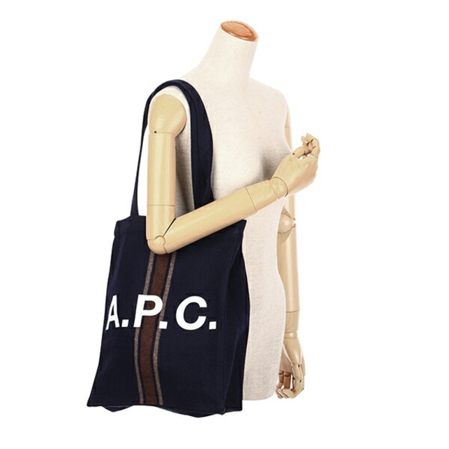 新品 アーペーセー A.P.C. トートバッグ ルー ブルー系 青