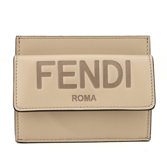 FENDI(フェンディ)の新品 フェンディ FENDI カードケース フェンディ ローマ ベージュ レディースのファッション小物(名刺入れ/定期入れ)の商品写真