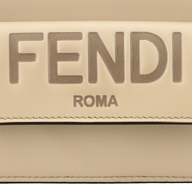 FENDI(フェンディ)の新品 フェンディ FENDI カードケース フェンディ ローマ ベージュ レディースのファッション小物(名刺入れ/定期入れ)の商品写真