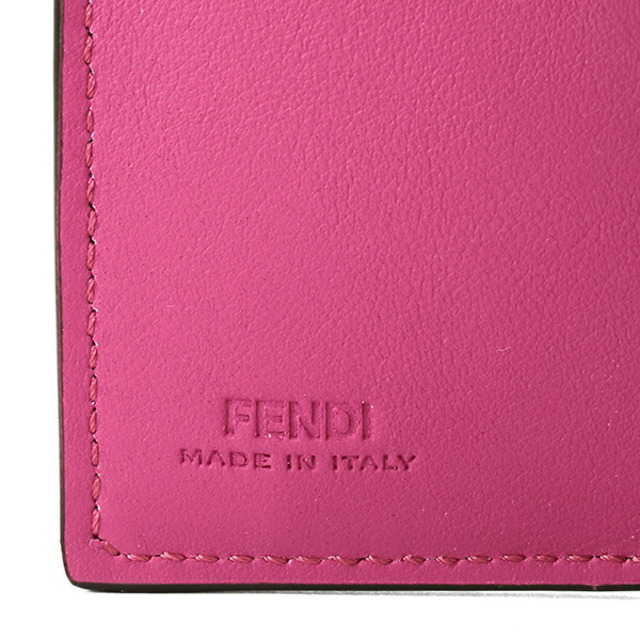 新品 フェンディ FENDI 3つ折り財布 ピーカブー セレリア ピンク