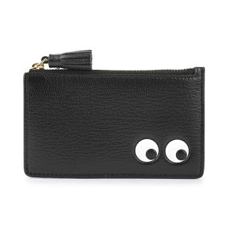 アニヤハインドマーチ(ANYA HINDMARCH)の新品 アニヤ ハインドマーチ ANYA HINDMARCH カードケース アイズ ブラック 黒(名刺入れ/定期入れ)