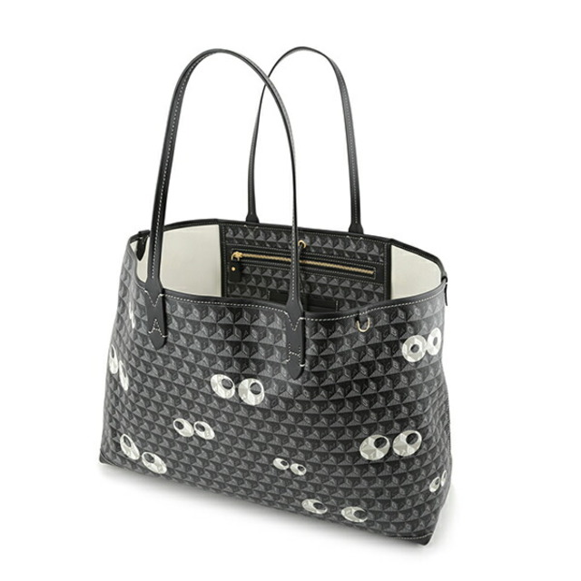 新品 アニヤ ハインドマーチ ANYA HINDMARCH トートバッグ アイズ ブラック 黒 グレー 新品 アニヤ ハインドマーチ ANYA HINDMARCH トートバッグ アイズ ブラック 黒 グレー