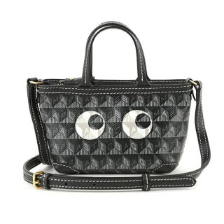 アニヤハインドマーチ(ANYA HINDMARCH)の新品 アニヤ ハインドマーチ ANYA HINDMARCH ショルダーバッグ アイズ ブラック 黒(ショルダーバッグ)