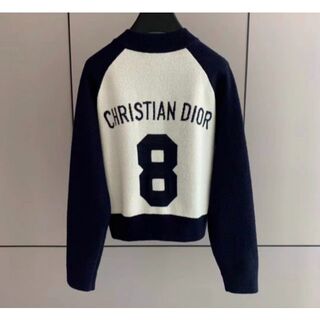 クリスチャンディオール(Christian Dior)のCHRISTIAN DIOR 8 ボンバージャケット34(ニット/セーター)