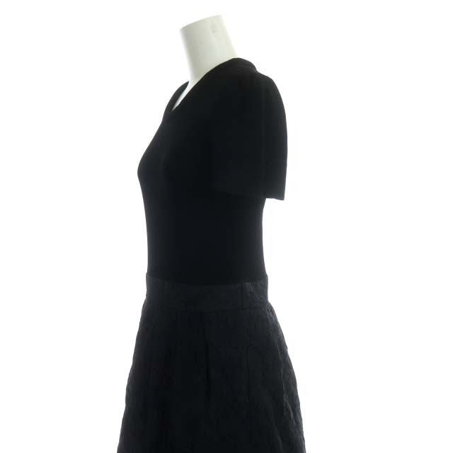 SALE/95%OFF】 TO BE CHIC 切替ワンピース 黒 ブラック ベージュ バイ
