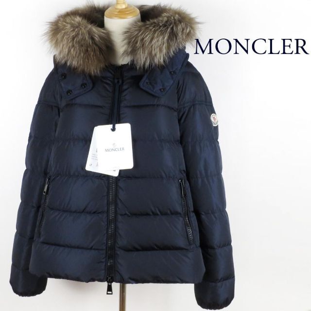 MONCLER　モンクレール　ダウンジャケット　コート　ファー　青タグ　●希少●