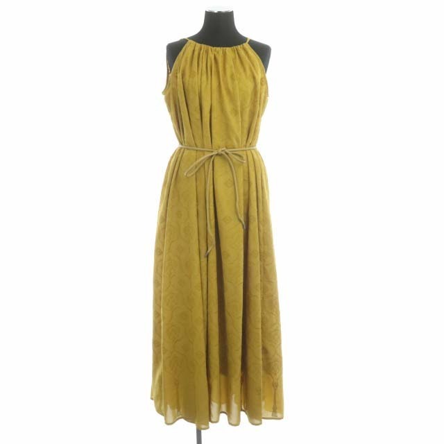 Ameri VINTAGE(アメリヴィンテージ)のアメリヴィンテージ MEDI LAMP HALTER NECK DRESS レディースのワンピース(ロングワンピース/マキシワンピース)の商品写真