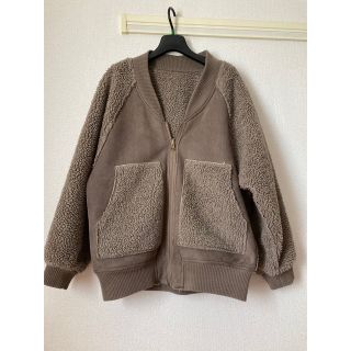 ダブルクローゼット(w closet)のムートン　ボア　リバーシブル(ブルゾン)