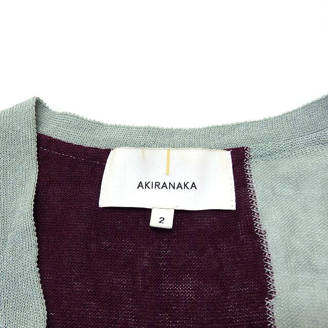 アキラナカ AKIRA NAKA 22SS ストライプカーディガン 2
