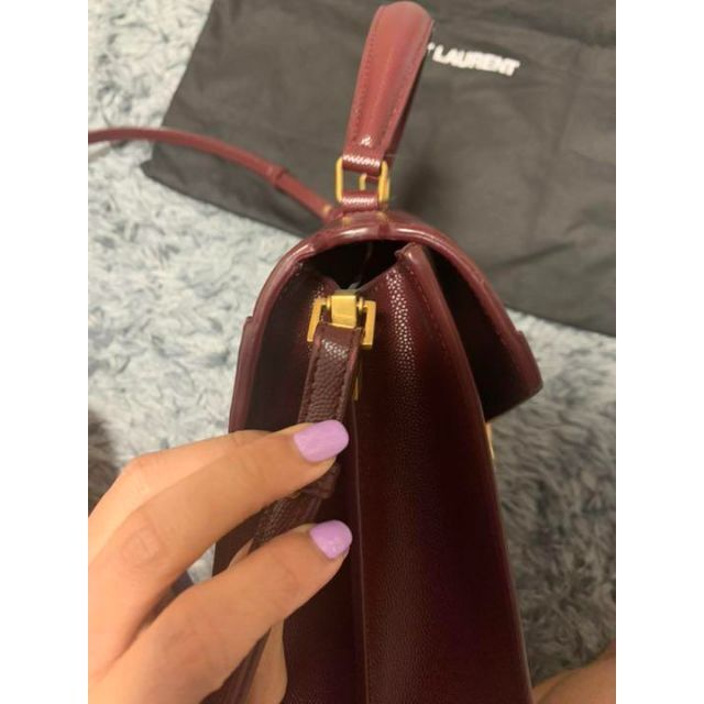 美品】YSL イヴサンローラン ショルダーバッグ ロゴ型押し 内側総柄