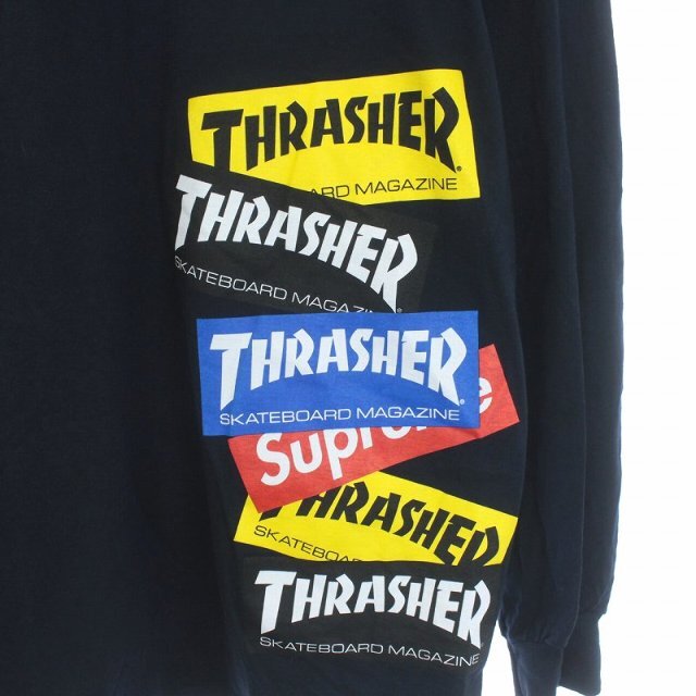 SUPREME 21AW Thrasher Multi Logo L/S Tee 3