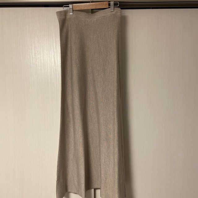 SLOBE IENA(スローブイエナ)のイエナスローブ　ウォッシャブルニットスカート40 レディースのスカート(ロングスカート)の商品写真