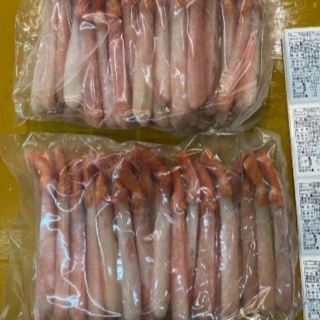 北海道産紅ズワイガニポーション1kg62-70本！蟹しゃぶに！タラバガニ 毛蟹(魚介)