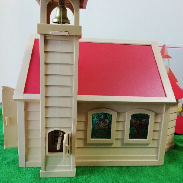 シルバニア ポニー 馬小屋 村の教会 キツネファミリー-eastgate.mk