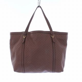 グッチ(Gucci)のグッチ GUCCI シマレザー トートバッグ ハンドバッグ ピンク 309613(トートバッグ)