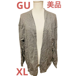 ジーユー(GU)のGU 長袖　カーディガン　XL メンズ　大きい服　(ニット/セーター)