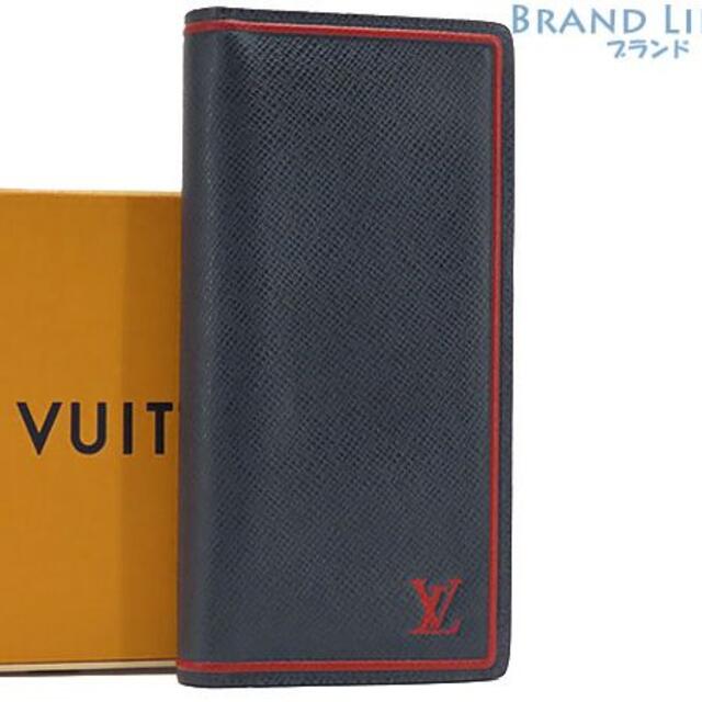 LOUIS VUITTON - 未使用　ルイヴィトン　タイガ　ポルトフォイユ ブラザ　二つ折り長財布　ブルーマリ