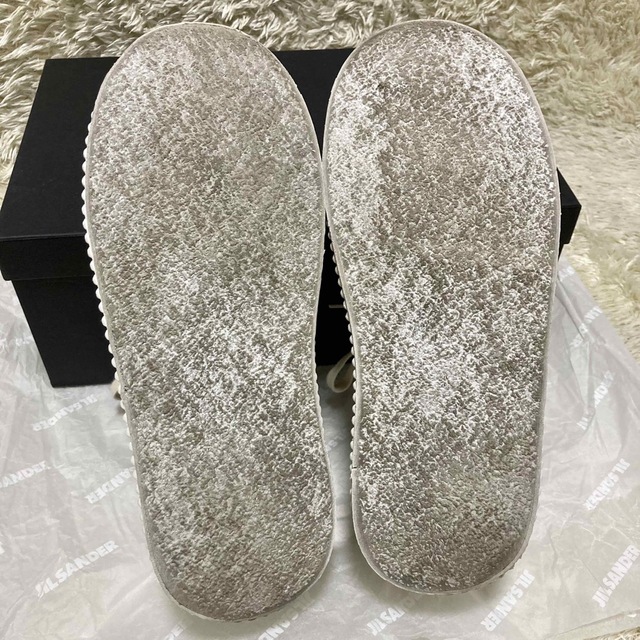 Jil Sander(ジルサンダー)の箱付✨美品✨ジルサンダー プラットフォームスニーカー  レザー ホワイト 40 メンズの靴/シューズ(スニーカー)の商品写真