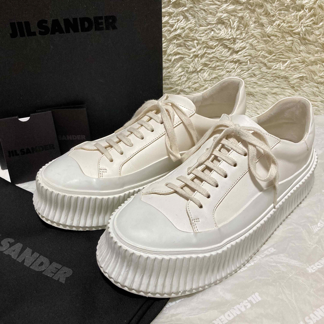 【77%オフ！】ジルサンダー  jil sander プラットフォームスニーカー