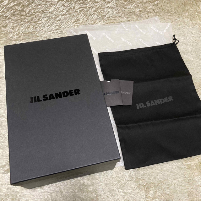 Jil Sander(ジルサンダー)の箱付✨美品✨ジルサンダー プラットフォームスニーカー  レザー ホワイト 40 メンズの靴/シューズ(スニーカー)の商品写真