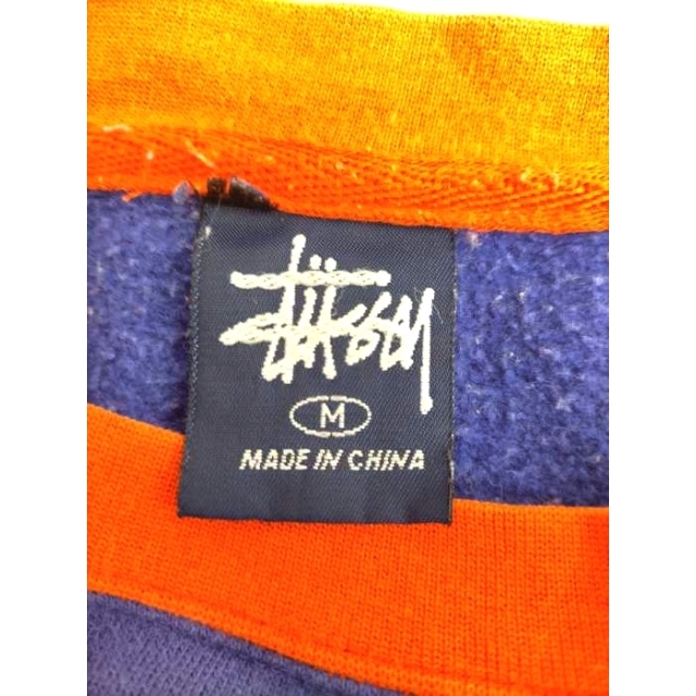 STUSSY(ステューシー)のStussy(ステューシー) 紺タグ SSリンクロゴ ラグランスウェット メンズ メンズのトップス(スウェット)の商品写真