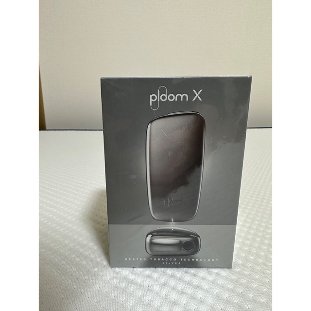 PloomTECH(プルームテック)の【新品未開封】Ploom X シルバー スレートグレイ スターターキット コスメ/美容のコスメ/美容 その他(その他)の商品写真