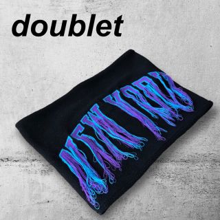 ダブレット(doublet)の【レア】doublet ダブレット　フリースネックウォーマー　エンブロイダリー(ネックウォーマー)