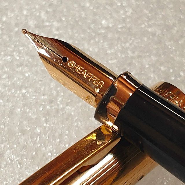 SHEAFFER - シェーファー 万年筆 GOLD ELECTROPLATED 難有? 2B256の ...