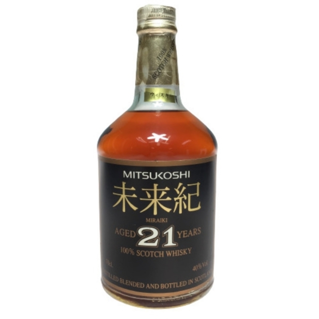 ◎◎MITSUKOSHI 三越 未来紀 21年 40度 700ml  スコッチウイスキー 箱無 未開栓