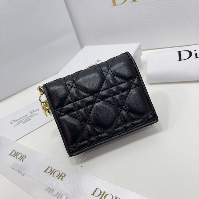 スノーブルー 【現行品】 DIOR オブリーク ジップウォレット 二つ折り