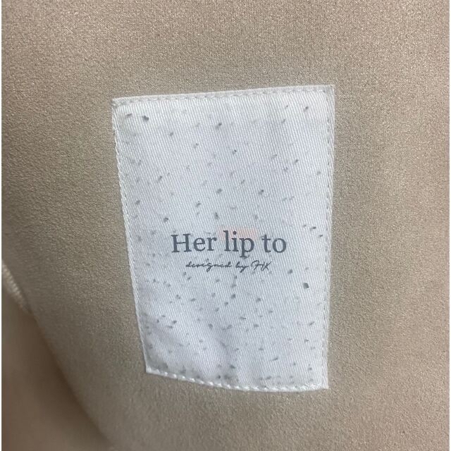 Her lip to(ハーリップトゥ)のハーリップトゥ リバーシブル ファーコート レディースのジャケット/アウター(ロングコート)の商品写真