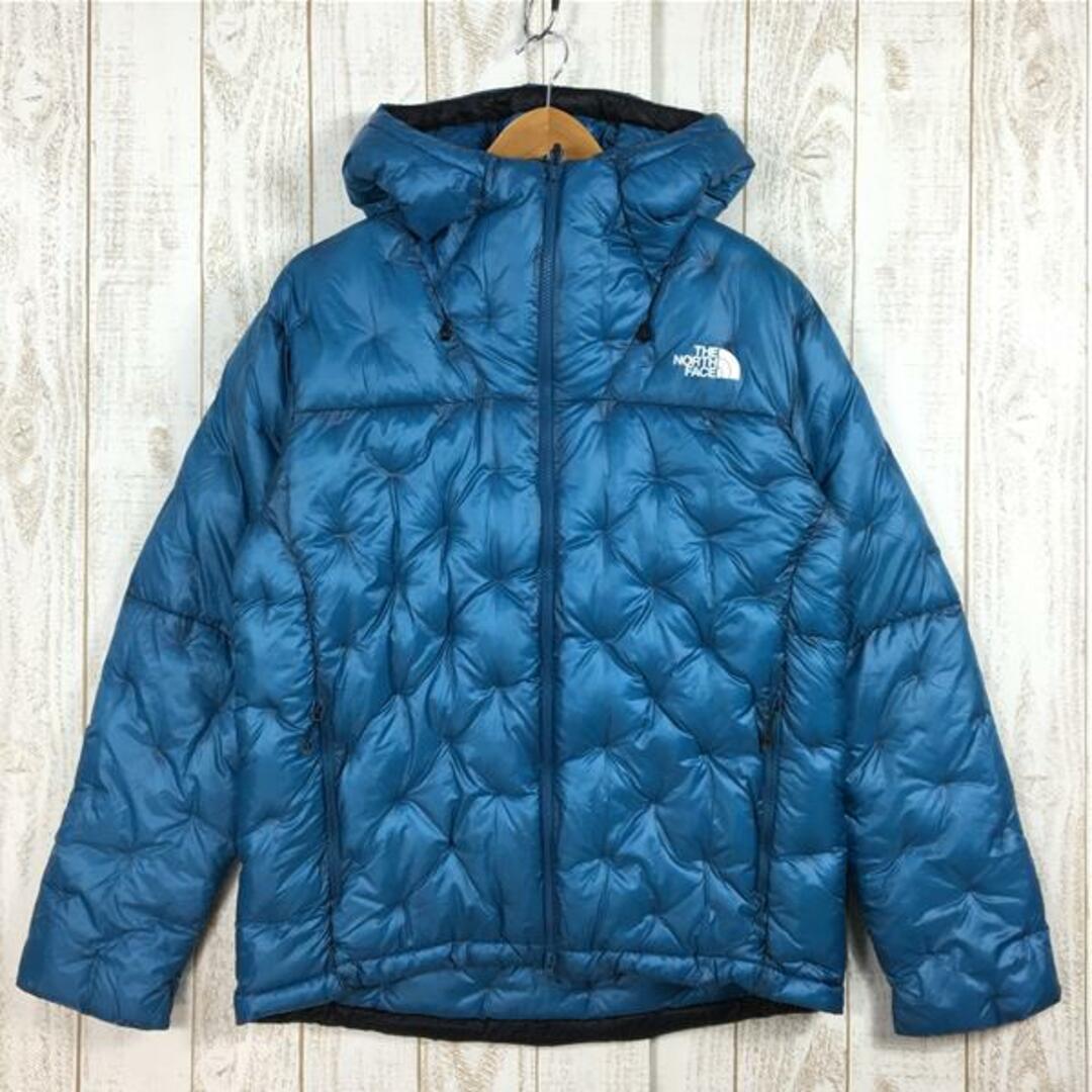 55cm着丈MENs M  ノースフェイス ポラリス インサレーテッド フーディ Polaris Insulated Hoodie プリマロフト サーモプリューム プロ NORTH FACE NY82002 MA マラードブルー ブルー系