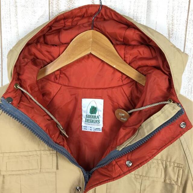 MENs S シエラデザイン シンサレート マウンテン パーカー Thinsulate Mountain Parka アメリカ製 60/40 ロクヨン  インサレーション ジャケット フーディ 生産終了モデル 入手困難 SIERRA DESIGNS 8910C Tan / Orange ベージュ系