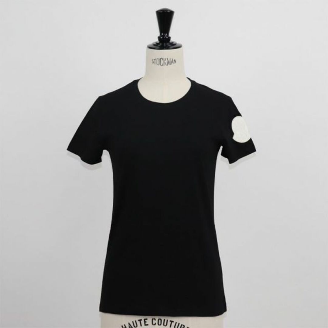 送料無料(一部地域を除く) MONCLER 半袖 黒 Tシャツ XS