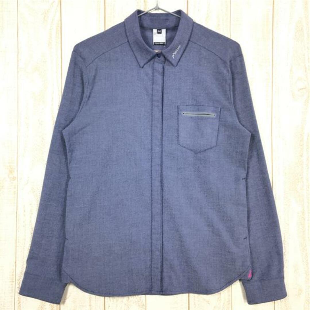 alk phenix(アルクフェニックス)のWOMENs M  フェニックス ノマド シャツ Nomado shirts PHENIX PH762LS65 ブルー系 レディースのファッション小物(その他)の商品写真