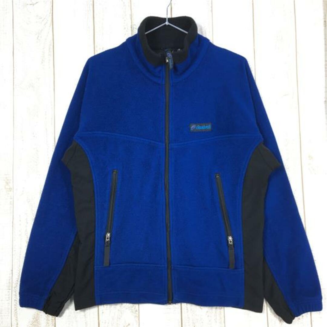 MENs S  クラウドベイル 1990s シャドーピーク フリース ジャケット Shadow Peak Fleece Jacket 旧タグ 最初期モデル 入手困難 CLOUDVEIL ブルー系サイズ