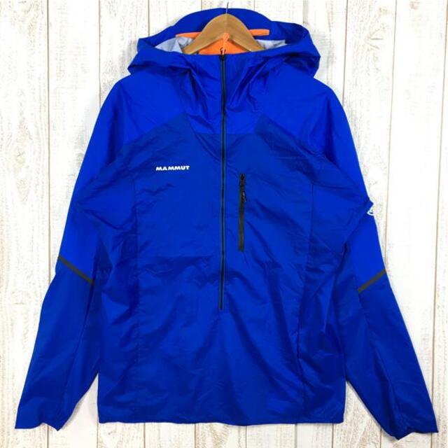 MENs M  マムート フェルスグラット ハイブリッド ウィンドブレーカー フーディ Felsgrat Hybrid WB Hoody ジャケット アノラック プルオーバー アイガーエクストリーム MAMMUT 1011-01740 ブルー系