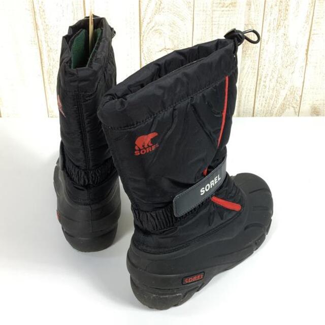 KIDs 24.0cm  ソレル ユース フルーリー Youth Flurry -32℃ スノーブーツ ウィンターシューズ SOREL NY1965 ブラック系