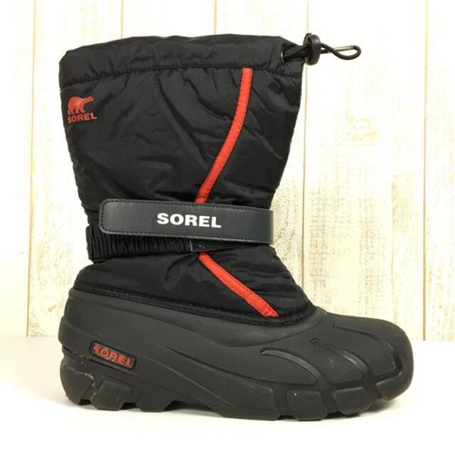 KIDs 24.0cm  ソレル ユース フルーリー Youth Flurry -32℃ スノーブーツ ウィンターシューズ SOREL NY1965 ブラック系