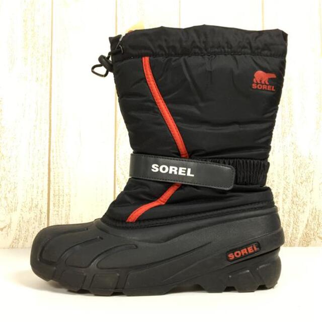 KIDs 24.0cm  ソレル ユース フルーリー Youth Flurry -32℃ スノーブーツ ウィンターシューズ SOREL NY1965 ブラック系