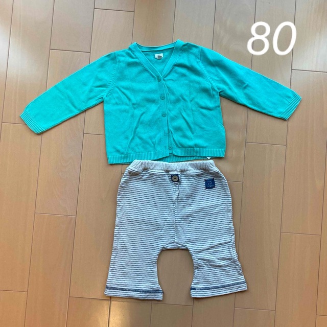 RAG MART(ラグマート)の80　ラグペット　パンツ　babyGAP　カーディガン キッズ/ベビー/マタニティのベビー服(~85cm)(パンツ)の商品写真