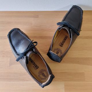 クラークス(Clarks)のclarks / natalie / black lea / 23cm(ブーツ)