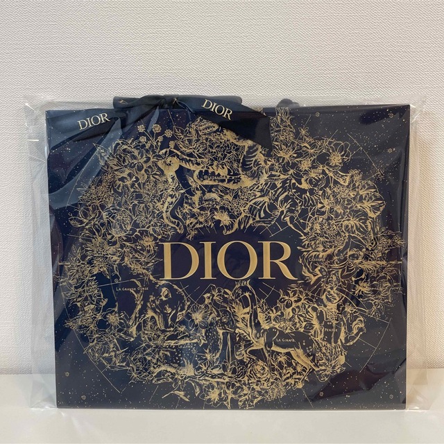 Christian Dior(クリスチャンディオール)のDior ディオール ショップ袋　2022 ホリデー　紙袋 レディースのバッグ(ショップ袋)の商品写真